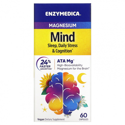 Enzymedica, Магний, для разума, 60 капсул #1