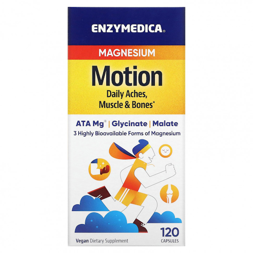 Enzymedica, Магний, движение, 120 капсул #1