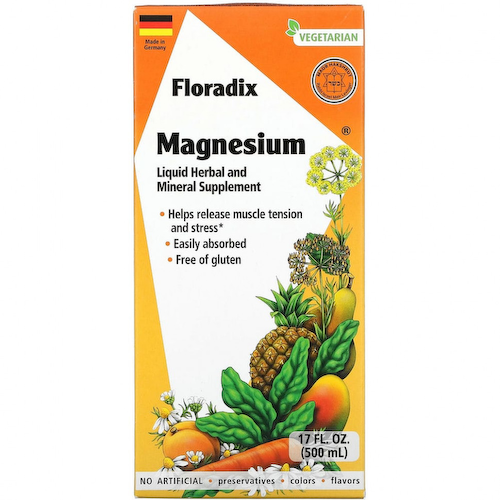 Gaia Herbs, Floradix, добавка с магнием, 500 мл (17 жидк. унций) #1