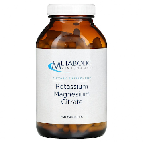Metabolic Maintenance, Цитрат калия и магния, 250 капсул #1