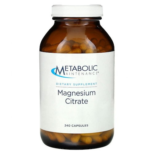 Metabolic Maintenance, цитрат магния, 240 капсул #1
