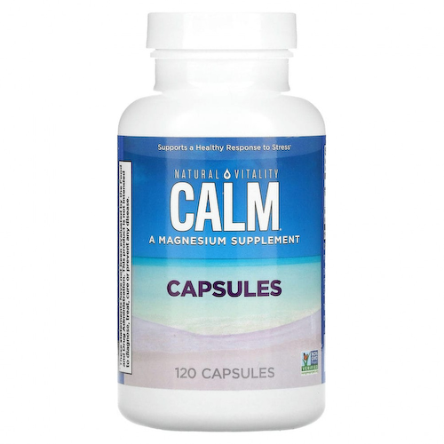 Natural Vitality, CALM, магний, 120 капсул #1