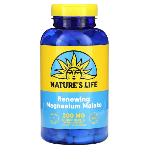 Nature's Life, Малат магния, 1300 мг, 250 таблеток #1