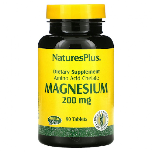 NaturesPlus, Магний, 200 мг, 90 таблеток #1