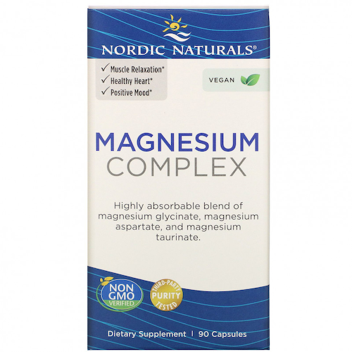 Nordic Naturals, комплекс магния, 90 капсул #1