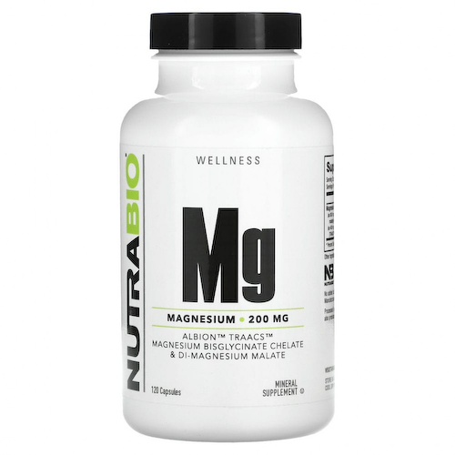 Nutrabio Labs, Магний, 100 мг, 120 капсул #1