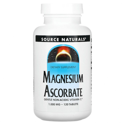 Source Naturals, Магния аскорбат, 1000 мг, 120 таблеток #1