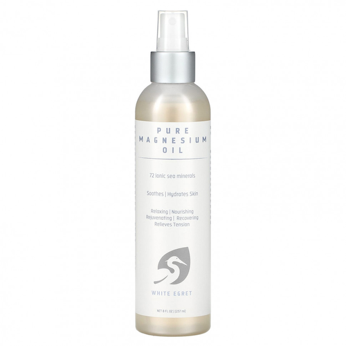 White Egret Personal Care, Чистое масло магния, 237 мл (8 жидк. унц.) #1