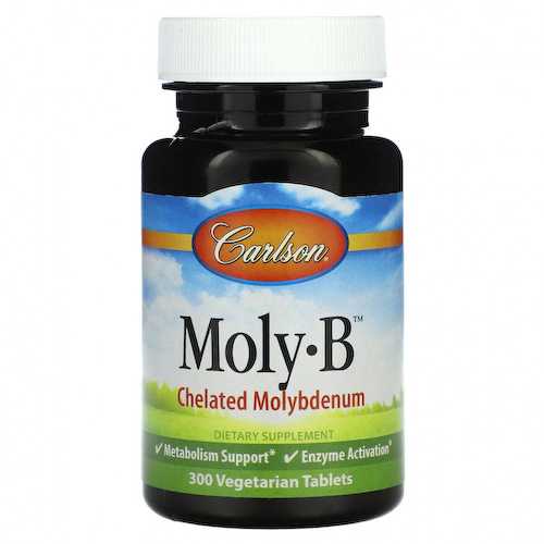 Carlson, Moly·B, Молибден, 300 таблеток #1