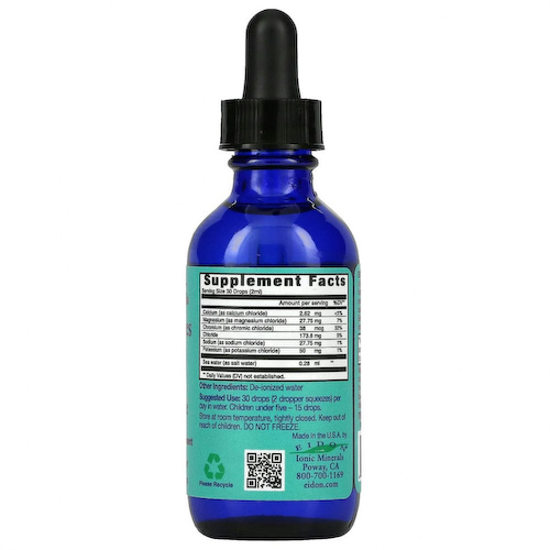 Eidon Mineral Supplements, Electrolytes, Liquid Concentrate, 2 fl. oz. (60 ml.) #1
