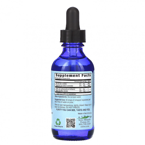 Eidon Mineral Supplements, укрепление иммунитета, жидкий концентрат, 60 мл (2 унции) #1