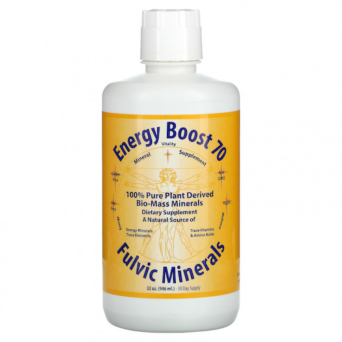 Morningstar Minerals, Energy Boost 70, фульвое минералы, 32 жидких унции (946 мл) #1