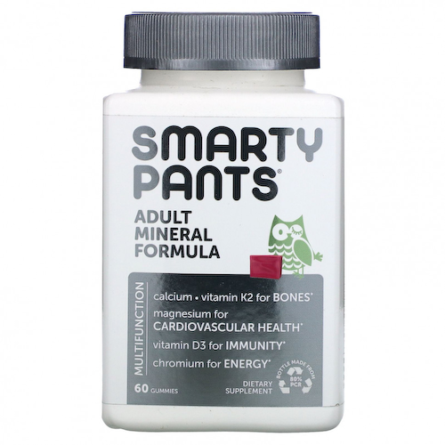 SmartyPants, формула с минералами для взрослых, ягодная смесь, 60 жевательных таблеток #1