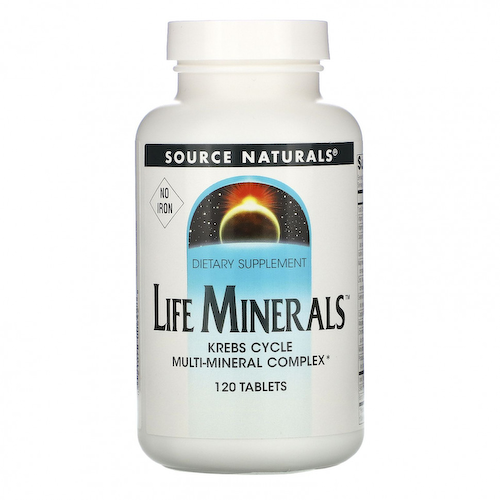 Source Naturals, «Микроэлементы жизни» без железа, 120 таблеток #1