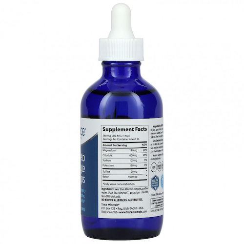 Trace Minerals ®, электролитические капли для соблюдающих кетодиету, 118 мл (4 жидк. унции) #1