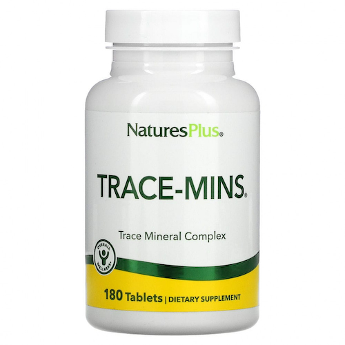 NaturesPlus, Трейс-Минс, 180 таблеток #1