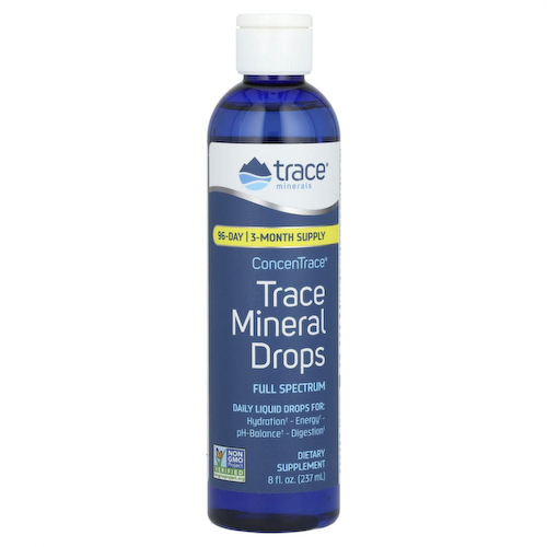 Trace Minerals ®, ConcenTrace, микроэлементы в форме капель, 237 мл #1