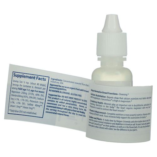 Trace Minerals ®, ConcenTrace Trace Mineral Drops, 0.5 fl oz (15 ml) #1