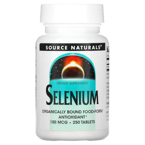 Source Naturals, селен, 100 мкг, 250 таблеток #1