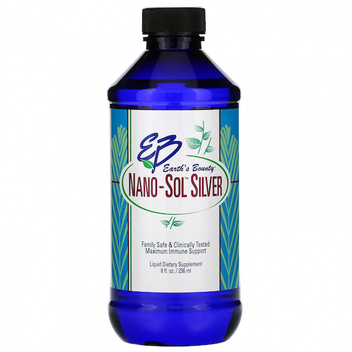 Earth's Bounty, Nano- Sol Silver, 8 fl oz (236 ml) #1
