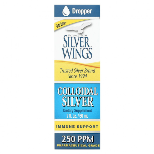 Natural Path Silver Wings, Коллоидное серебро, 250 частей на миллион, 2 жидких унции (60 мл) #1