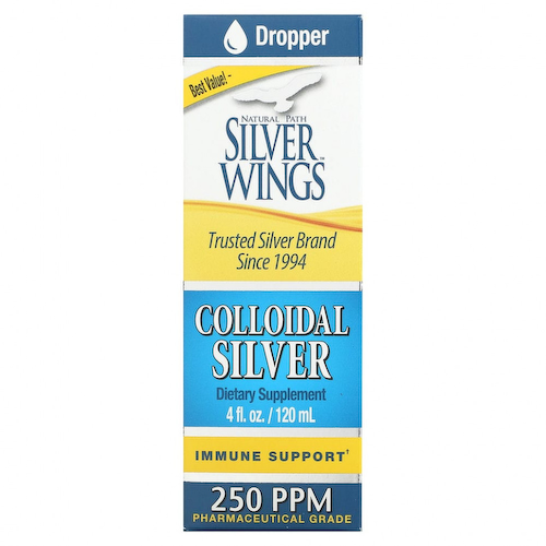 Natural Path Silver Wings, Коллоидное серебро, 250 част. / Млн, 120 мл (4 жидк. Унции) #1