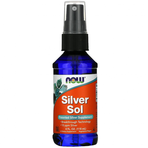 NOW Foods, Silver Sol, серебряная вода, 118 мл (4 жидк. унции) #1