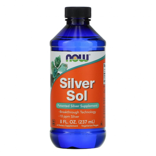 NOW Foods, Silver Sol, серебряная вода, 237 мл (8 жидк. унций) #1