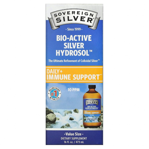 Sovereign Silver, Bio-Active Silver Hydrosol, 10 мкг/мл, 473 мл (16 жидк. унций) #1