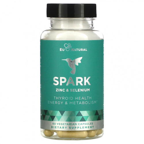 Eu Natural, Spark, цинк и селен, 60 вегетарианских капсул #1
