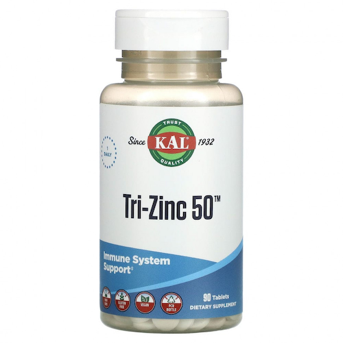 KAL, Tri-Zinc 50, 90 таблеток #1
