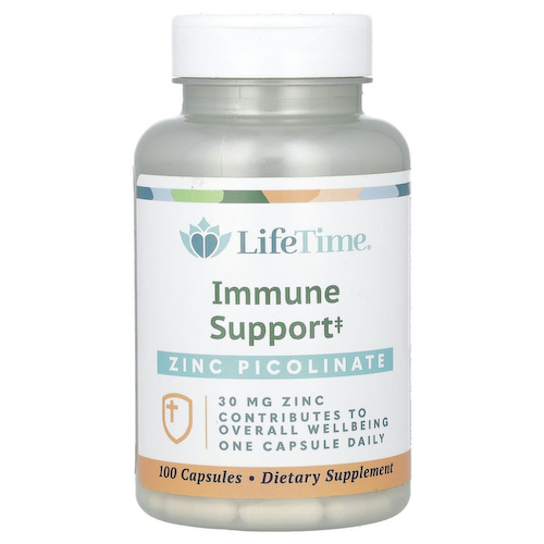 LifeTime Vitamins, пиколинат цинка, 30 мг, 100 капсул #1