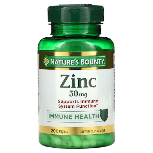 Nature's Bounty, Цинк, 50 мг, 200 капсул #1