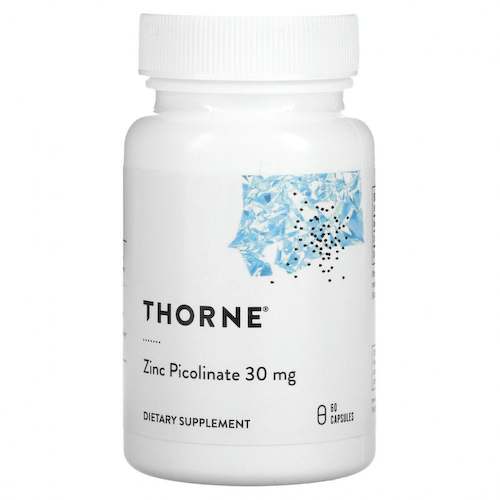 Thorne Research, Пиколинат Цинка с Удвоенной Эффективностью, 60 Растительных капсул #1