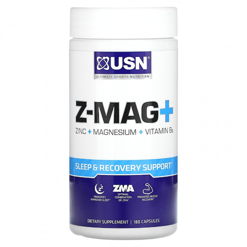 USN, Z-Mag + цинк, магний, витамин B6, 180 капсул #1