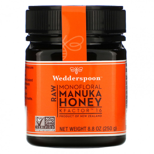 Wedderspoon, KFactor 16, необработанный монофлорный мед манука, 250 г (8,8 унций) #1
