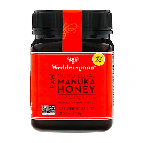 Wedderspoon, необработанный монофлорный мед манука, KFactor 16, 1 кг (2,2 фунта) #1