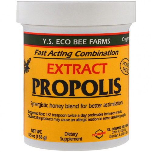 Y.S. Eco Bee Farms, Экстракт прополиса, 5,5 унций (156 г) #1