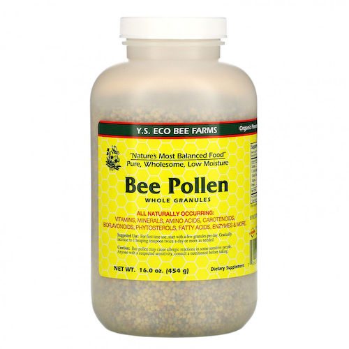 Y.S. Eco Bee Farms, Гранулы пчелиной пыльцы, цельные, 454 г (16,0 унции) #1