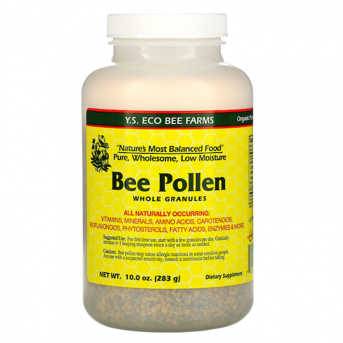 Y.S. Eco Bee Farms, Гранулы пчелиной пыльцы, цельные, 283 г (10,0 унции) #1