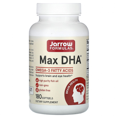 Jarrow Formulas, Max DHA, 180 мягких таблеток #1