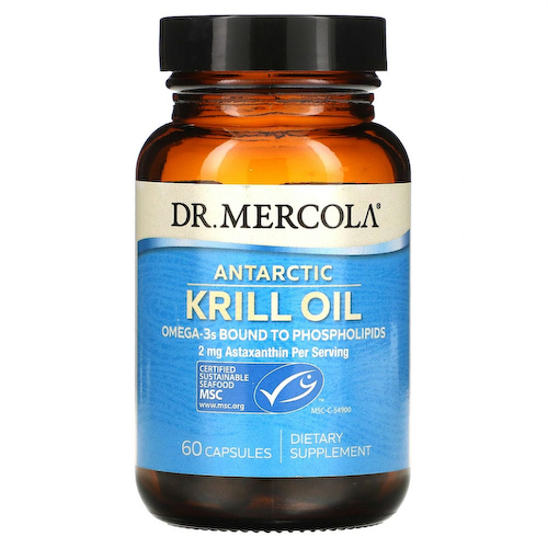 Dr. Mercola, Жир антарктического криля, 60 капсул #1