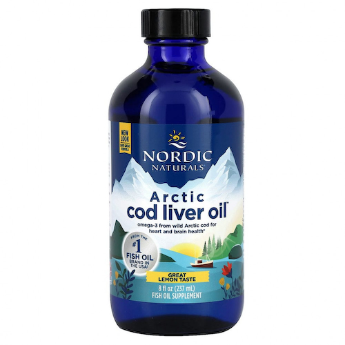 Nordic Naturals, масло печени арктической трески, со вкусом лимона, 237 мл (8 жидк. унций) #1