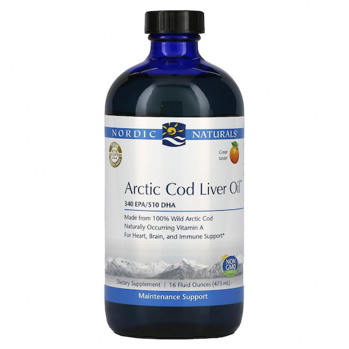 Nordic Naturals, Жир печени арктической трески, апельсин, 473 мл (16 жидк. Унций) #1