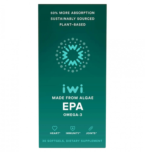iWi, Omega-3 EPA, Algae-Based, 30 Softgels #1