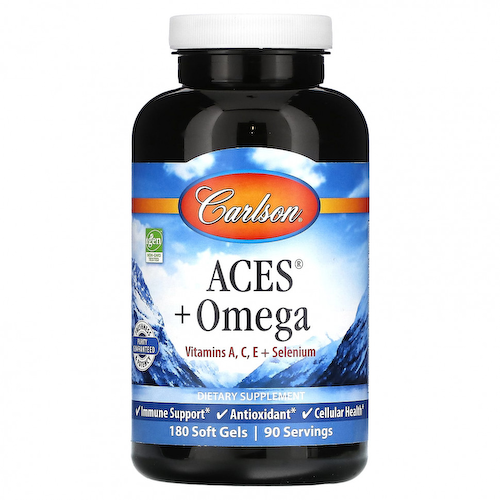 Carlson, ACES + Omega`` 180 мягких таблеток #1