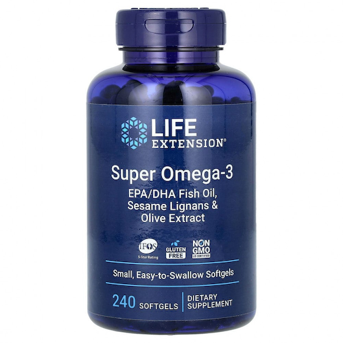 Life Extension, супер омега-3, 240 капсул #1
