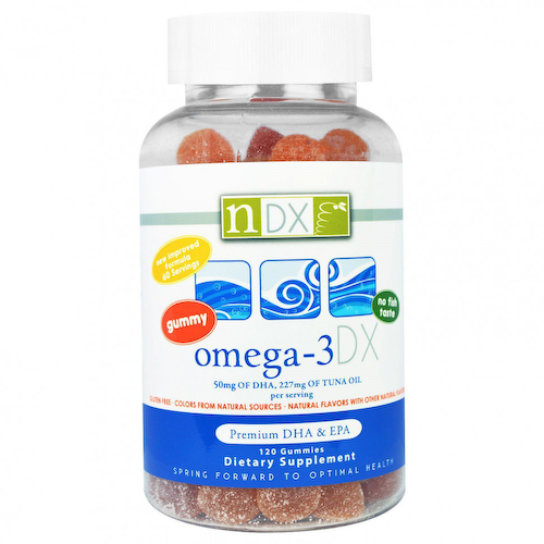 Natural Dynamix (NDX), Омега-3 DX, 120 желатиновых мишек #1