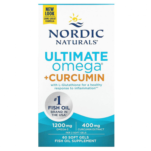 Nordic Naturals, Omega Curcumin, 1250 мг, 60 капсул #1