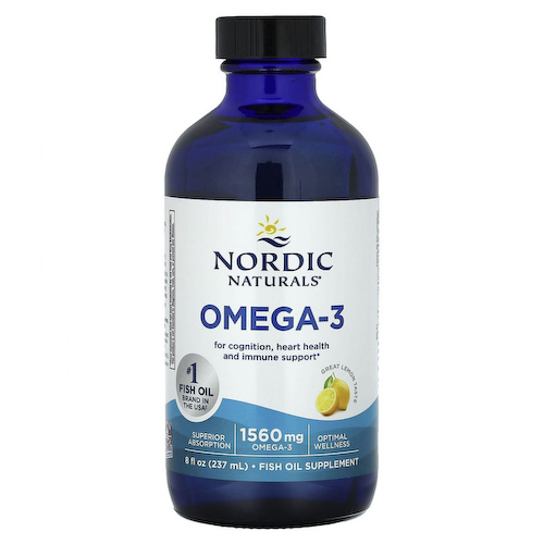 Nordic Naturals, омега-3, лимон, 237 мл (8 жидк. унций) #1